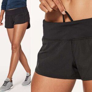 Lululemon Speed Up Running Shorts Black